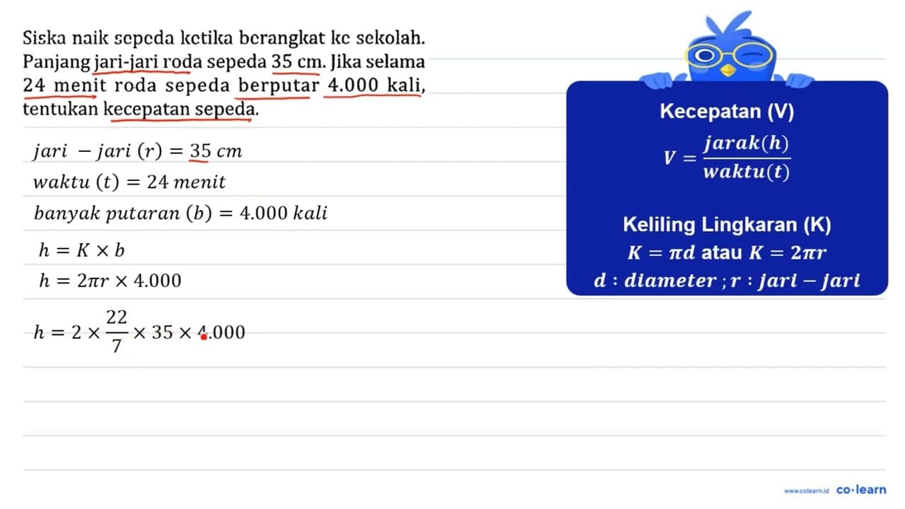 Siska naik scpcda kctika berangkat kc sekolah. Panjang