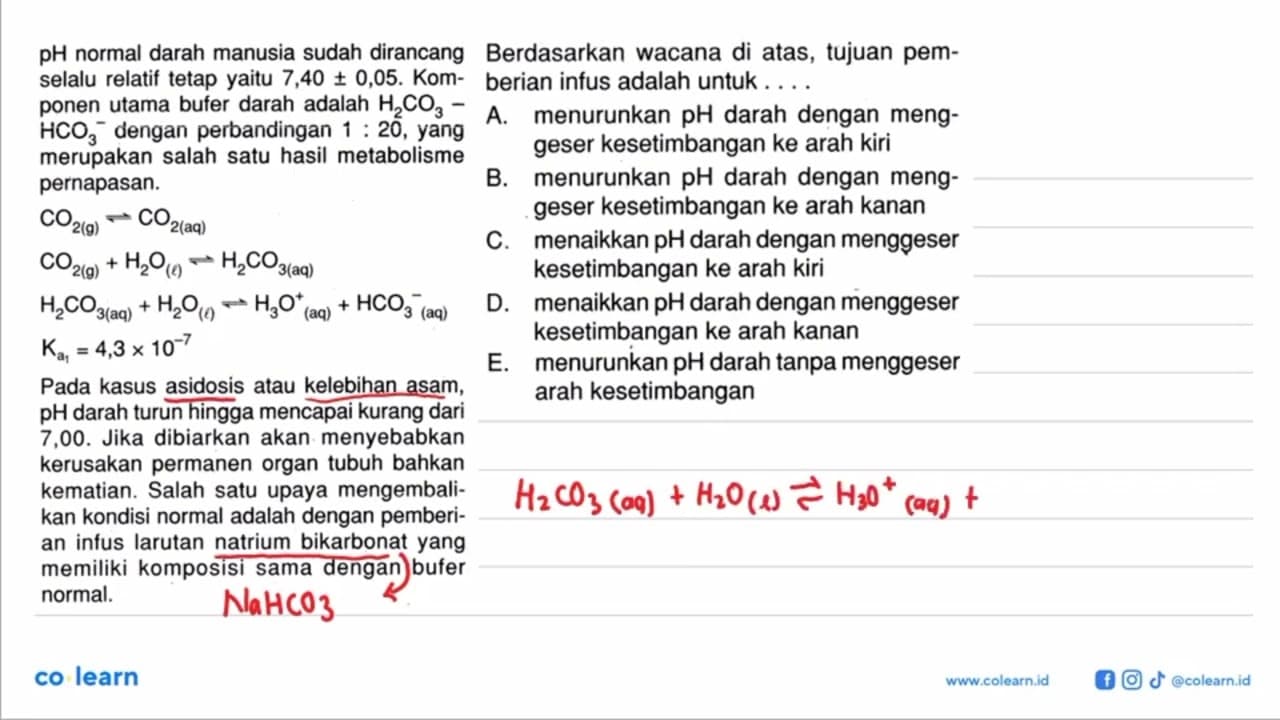 pH normal darah manusia sudah dirancang selalu relatif