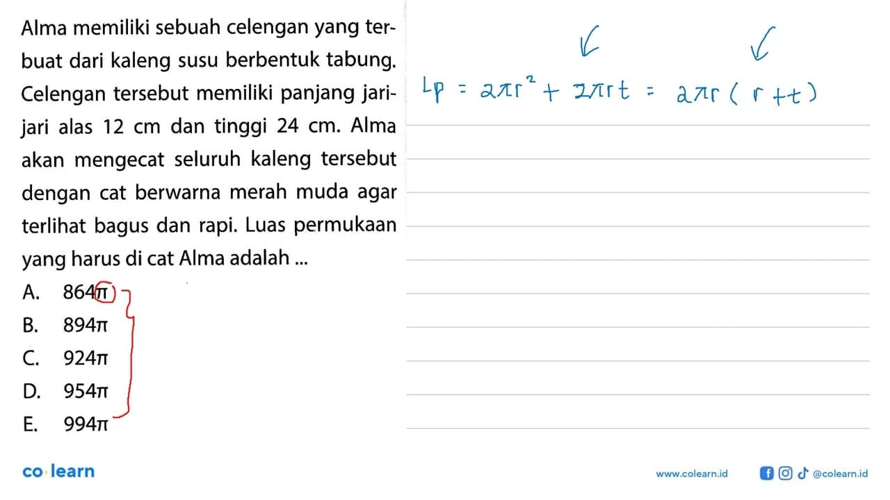 Alma memiliki sebuah celengan yang terbuat dari kaleng susu