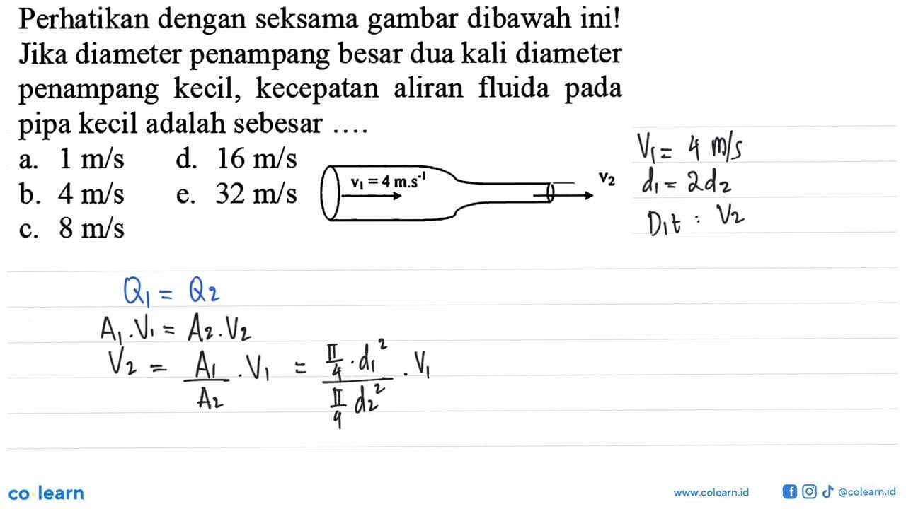 Perhatikan dengan seksama gambar dibawah ini! Jika diameter