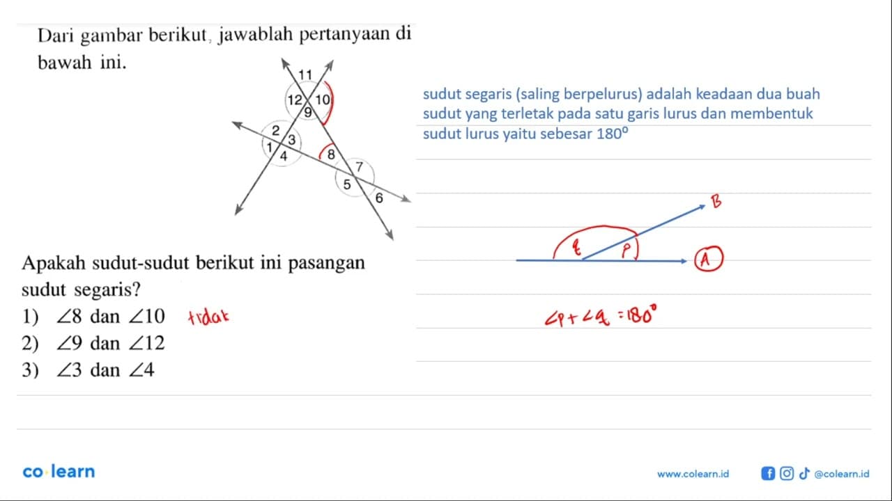 Dari gambar berikut, jawablah pertanyaan di bawah