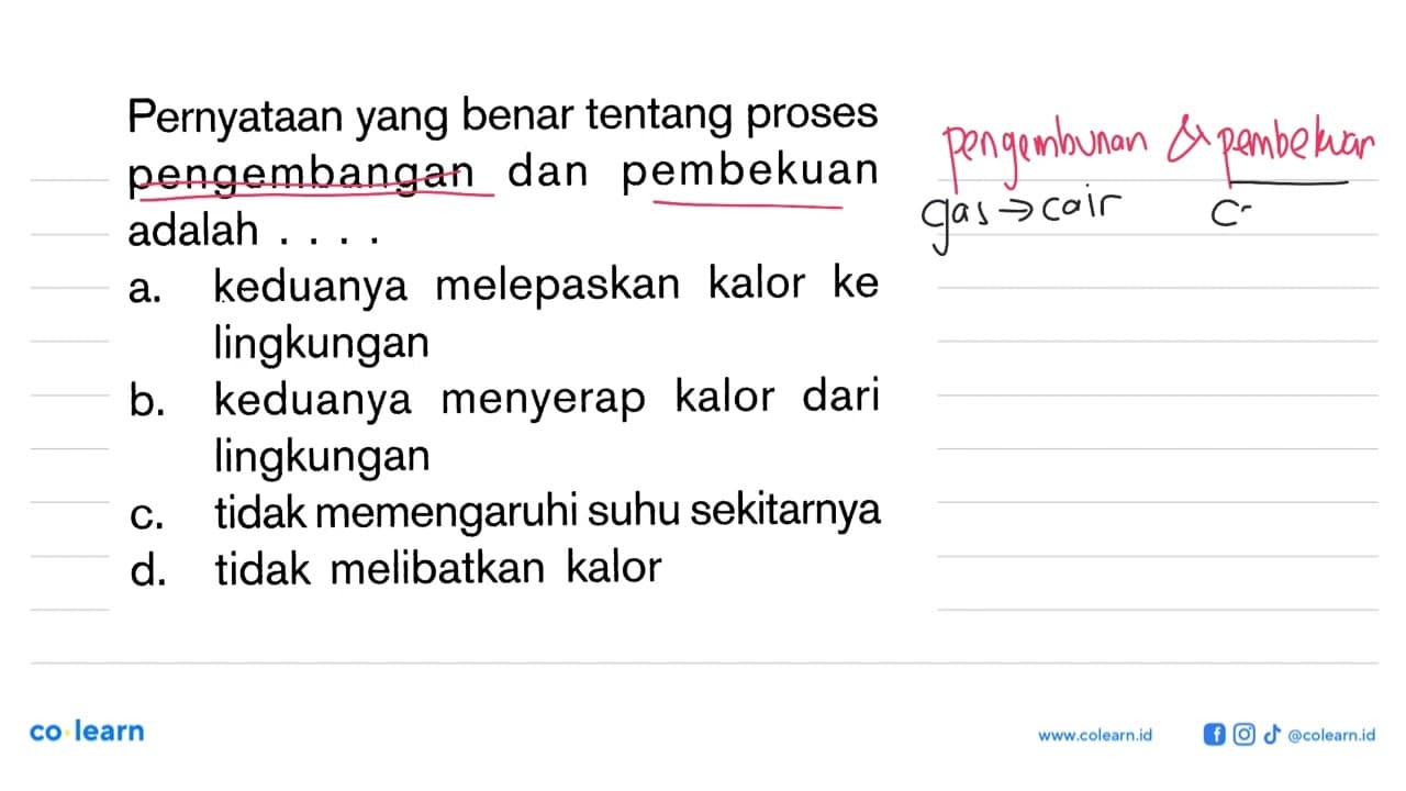 Pernyataan yang benar tentang proses pengembangan dan