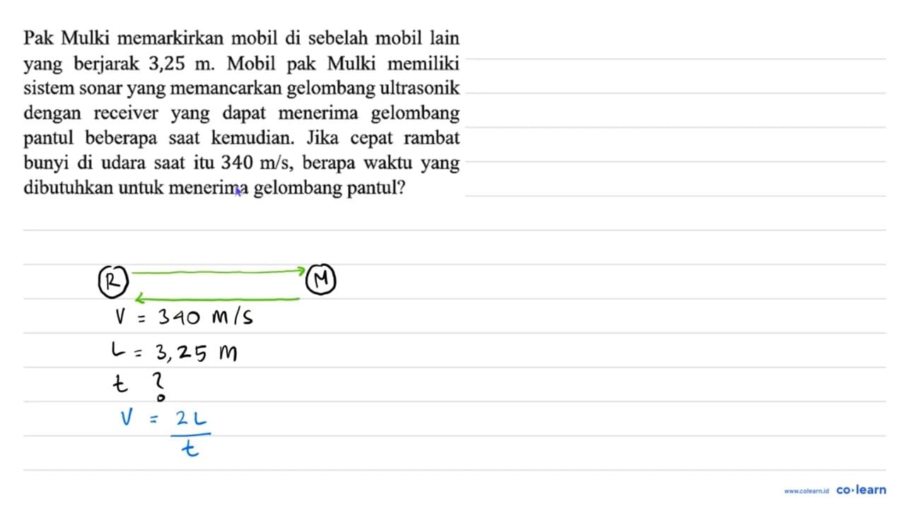 Pak Mulki memarkirkan mobil di sebelah mobil lain yang