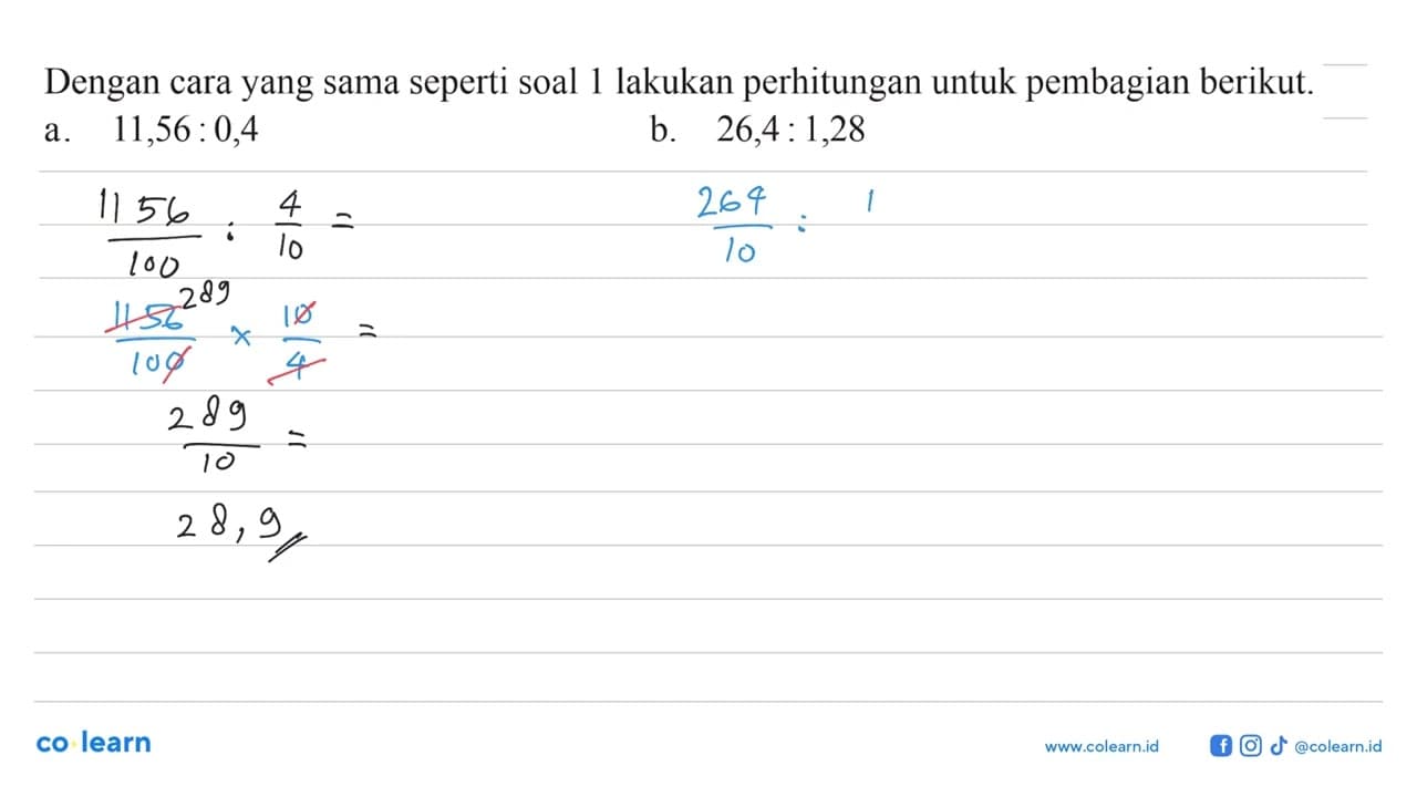 Dengan cara yang sama seperti soal 1 lakukan perhitungan